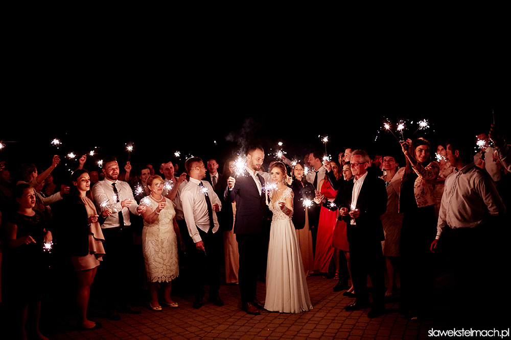 Przyjęcie weselne w Janowicach